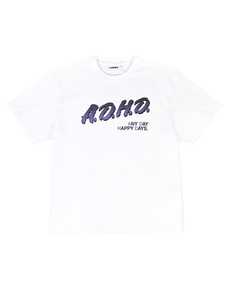 LORES A.D.H.D S/S Tee - White