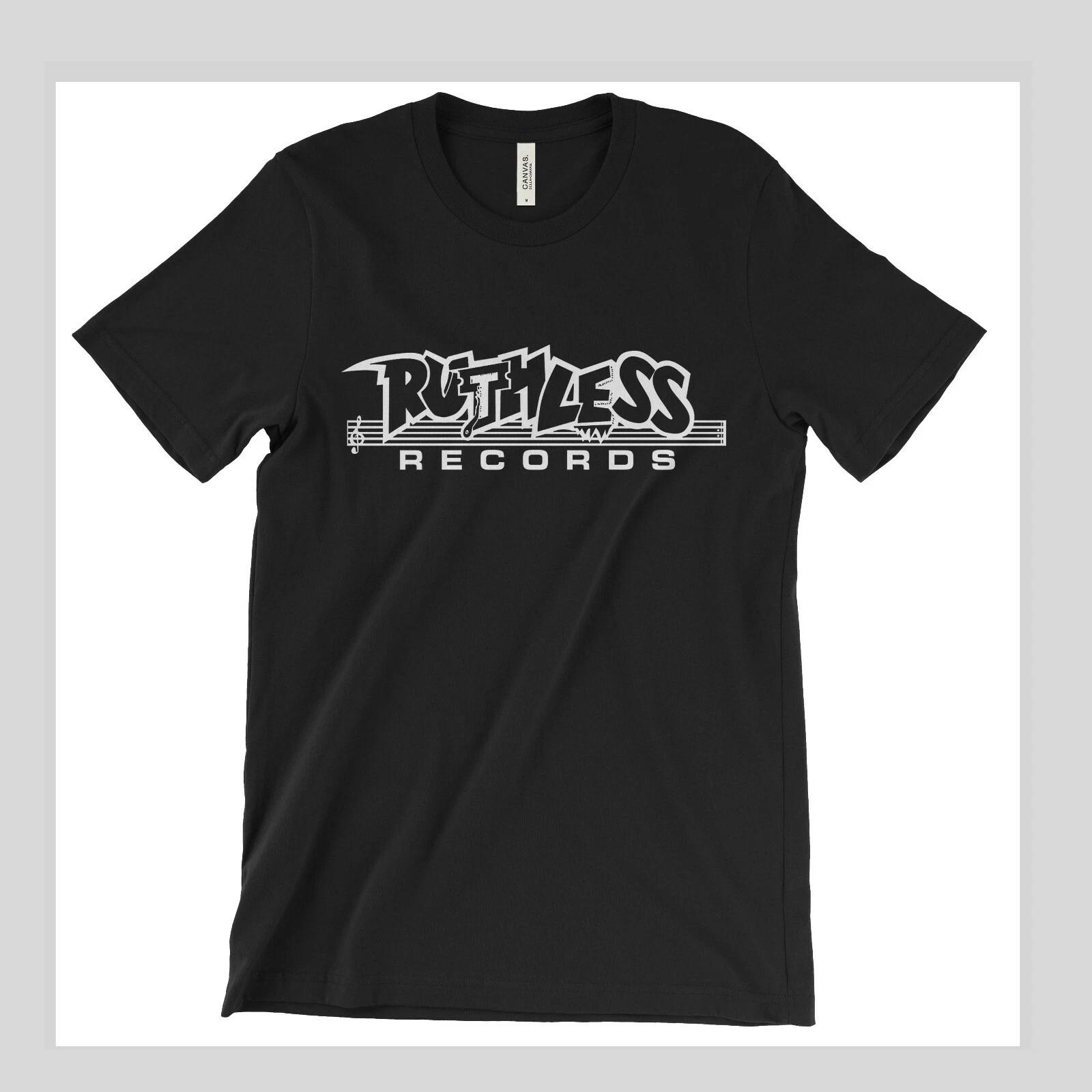 Футболка с логотипом Ruthless Records - Джерри Хеллер Eazy-E Комтон Старая школа 2XL