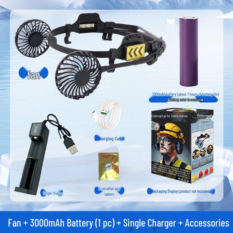 Safety Helmet Cooling Fan Kit