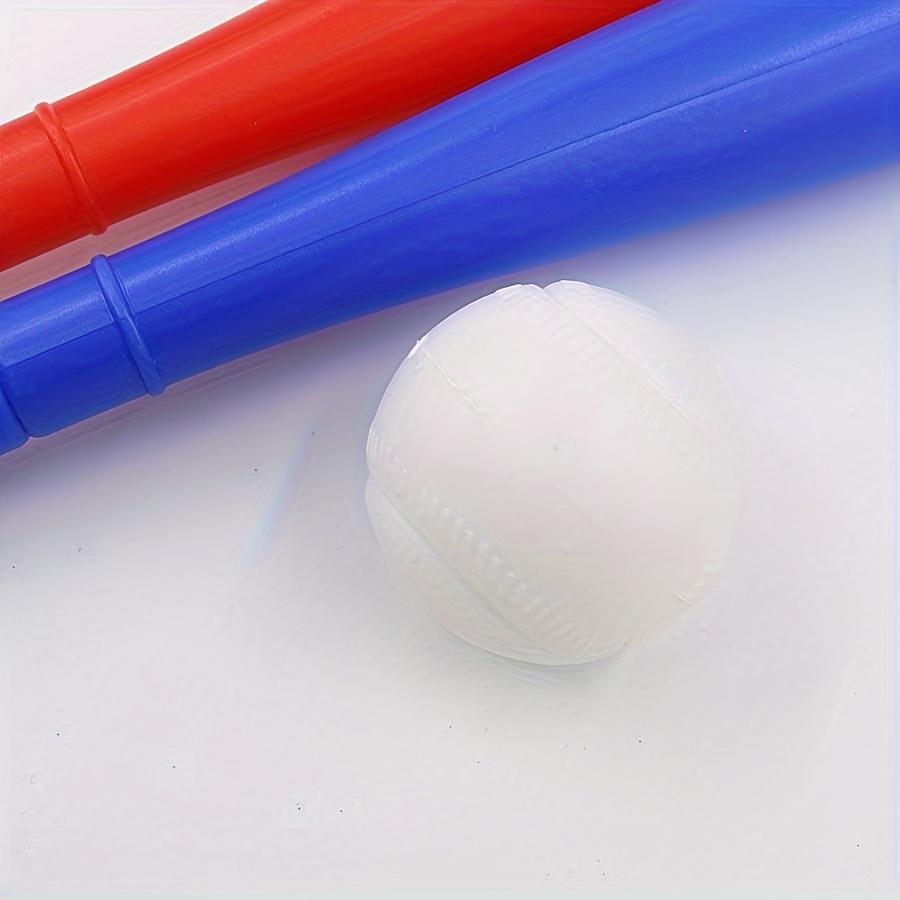 2pcs/Set Plastic Baseball Bat With Ball 17.7inches Baseball Bat For Beginner Baseball Player Outdoor Sports Game Backyard ZSY