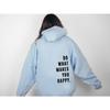 Sweat à capuche pour femme à manches longues, coupe ample, avec motif lettre graphique, pull décontracté