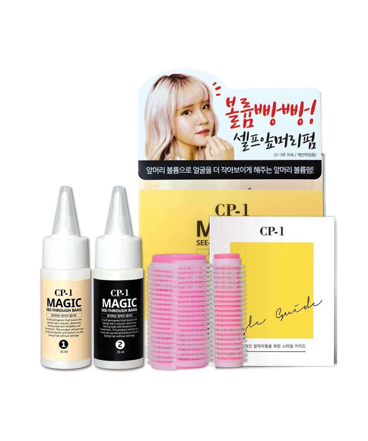 DIY bangs perm
