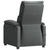 Vidaxl Armchair With Massage, Dark Gray, Fabric