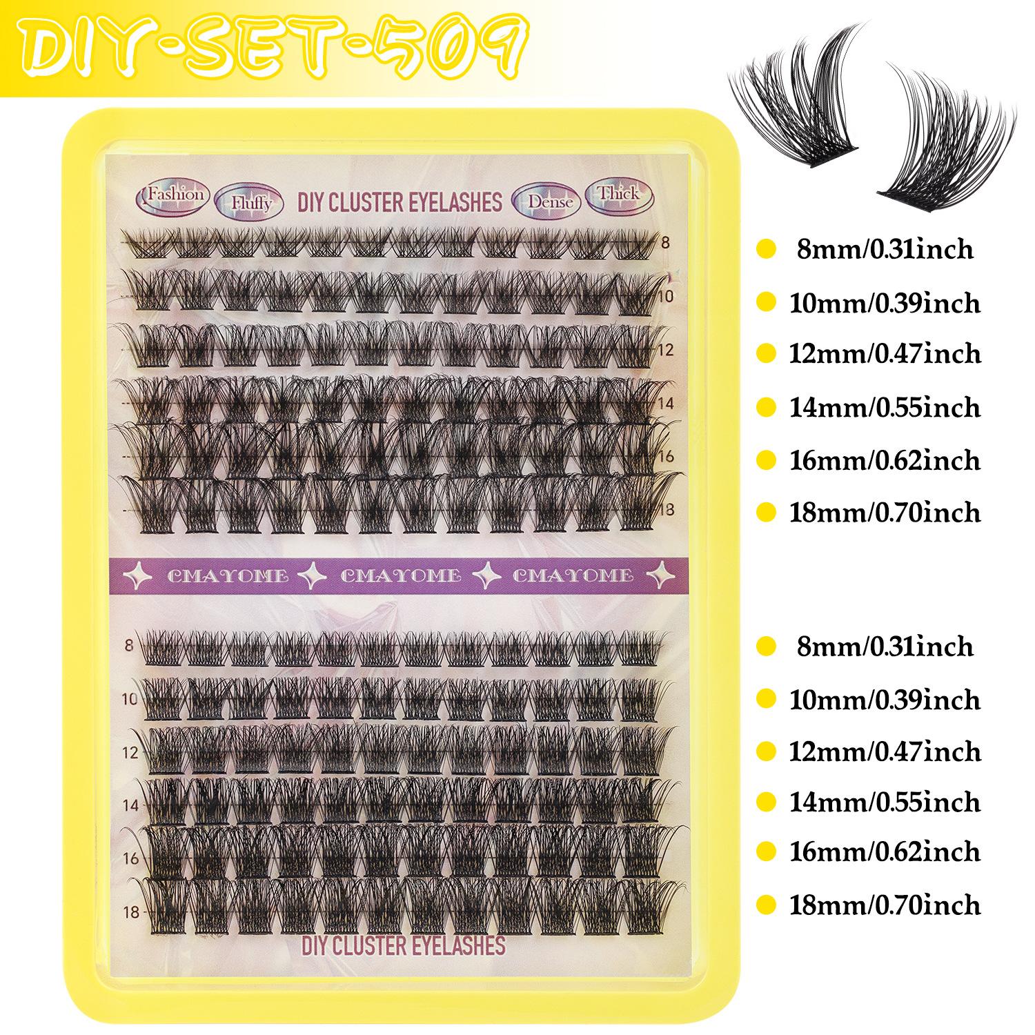 

150 Tufts Of D-Song Single Tufts Of False Eyelashes 8-18Mmdiy Segmented Grafting Of Thick Eyelashes