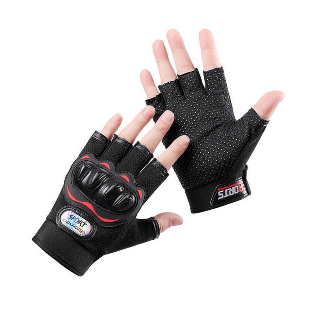 Locomotive half-finger gloves motorcycle gloves High Quality Durable Construction Stylish Design Practical Function Practical Daily Use