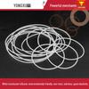 Silicone O-ring, Outer Diameters: 52-100mm (1.5mm Thick)