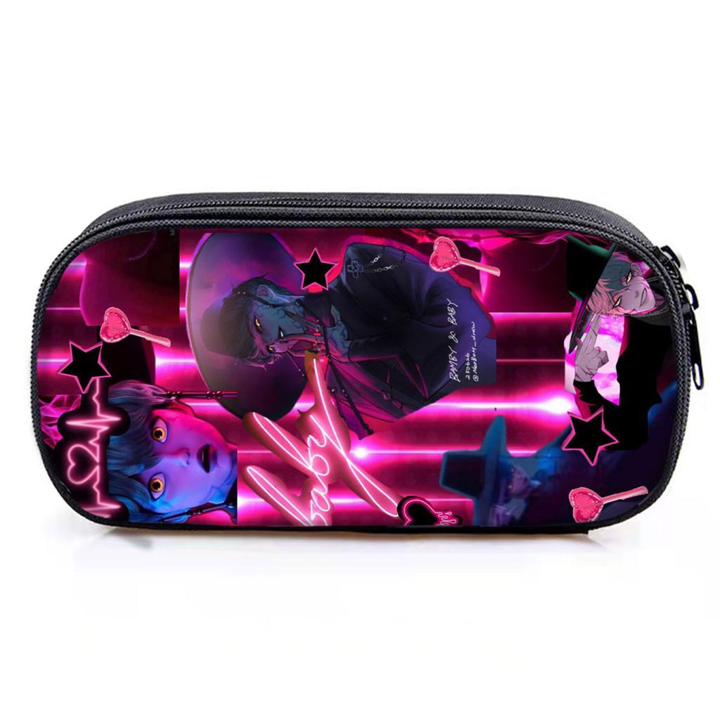 Huntrix Kpop Digital Printing Pencil Case Witch Hunter School Student Pencil Stationery Case