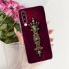 Clear For Huawei P30 ELE-L29 ELE-L09 ELE-L04 Cover For Huawei P30 Case Cool Crown Luxury A-Z Letters 2D Flat Pattern Soft Casing