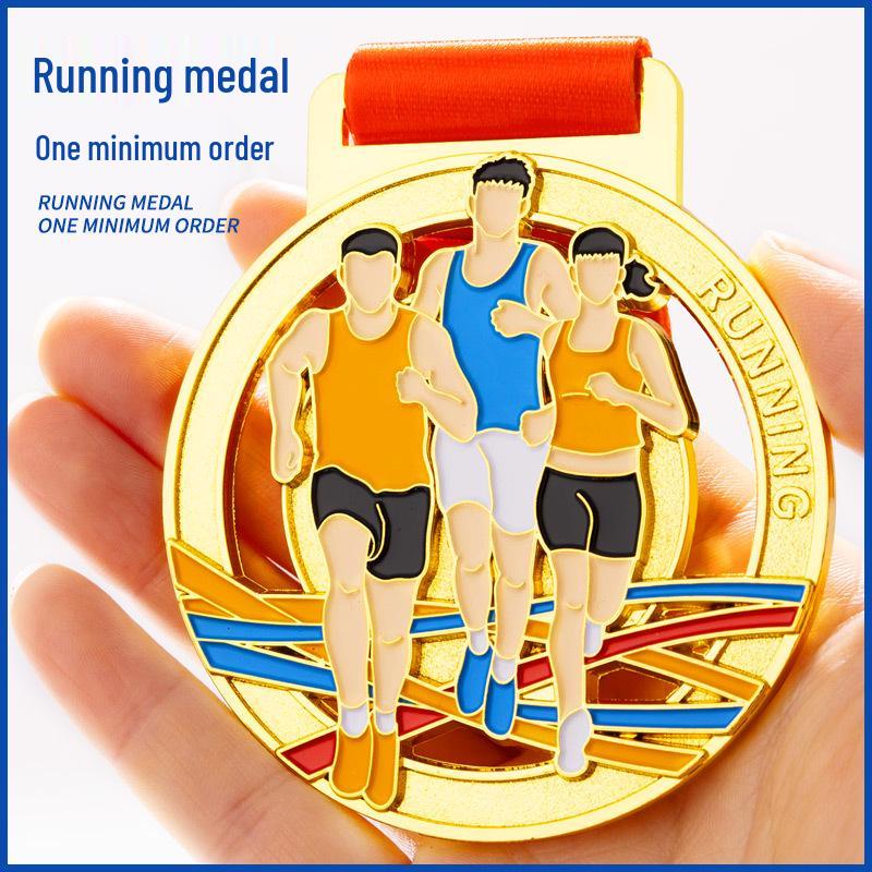 Custom Marathon Medals: Track & Field Sports Meet Award Plaques & Souvenir Cups