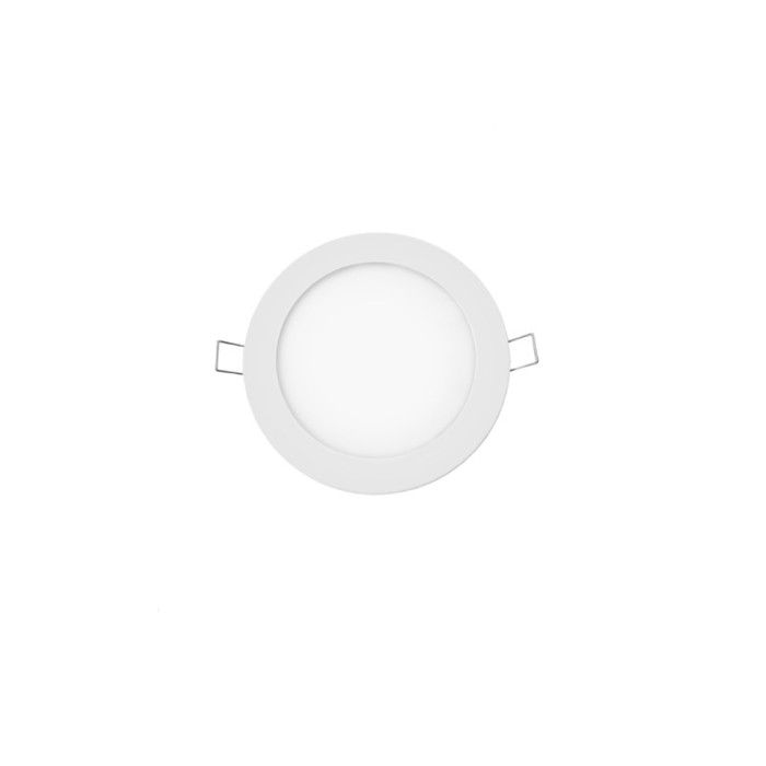 Mini spot LED rond EDM - 6W - 320lm - 4000K - Cadre blanc - 31602