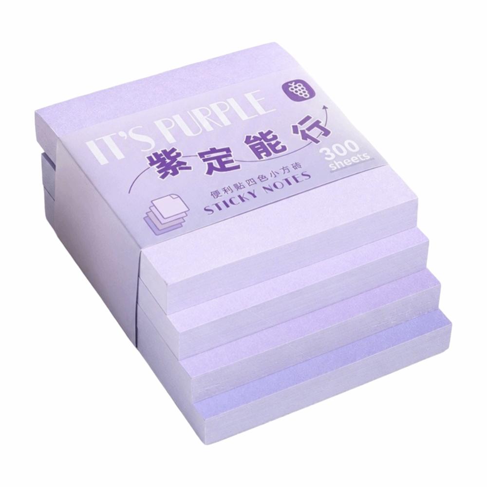 300pcs Square Self-Adhesive Note Pads Removable Sticky Note Pads Sticky Memo Tabs  Annotation