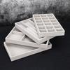 Velvet Jewelry Box Tray Storage Jewellery Holder For Ring Earrings Necklace Bracelet Display Box For Jewelry Classification Box