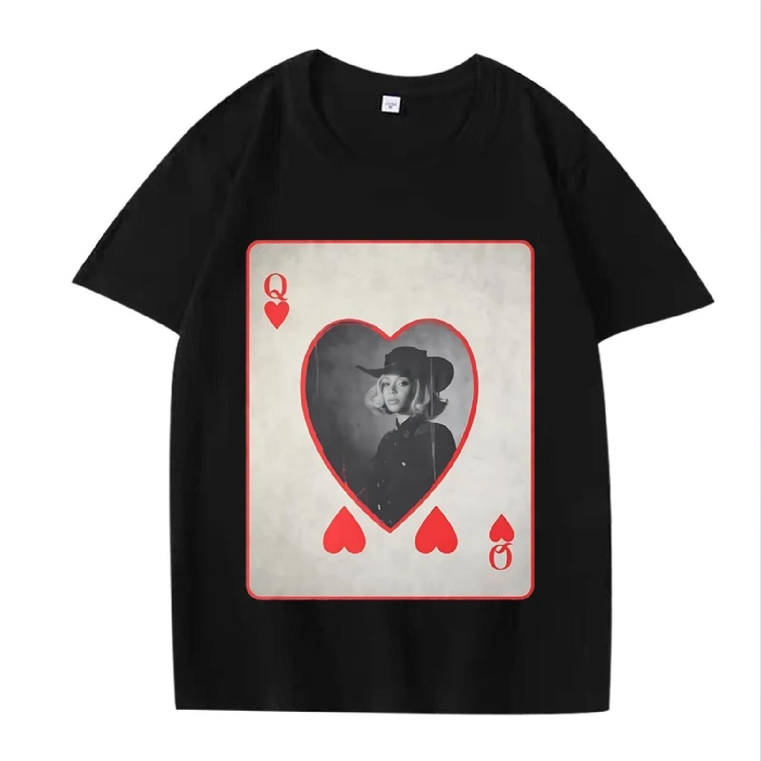 Ковбой Картер Бейонсе Классическая графика Футболка мужская женская Оверсайз 100% Хлопок модный топ короткий рукав Летний принт Унисекс футболка XXXXXL разноцветный