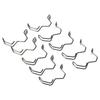 Silver Sewing Machine Finger Guard Safety Needle Finger Guard  For Brother Juki Consew