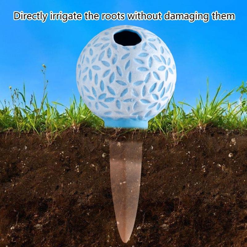 4 st Självvattnande Planteringsinsats Växtvattningsglober Terrakotta Vattningsspikar Automatisk Vattenbevattningsanordning