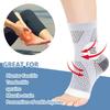 1 Pair Neuropathy Socks for Women Men, Plantar Fasciitis Sock Neuropathy Pain Relief Socks for Feet, Ankle Compression Socks