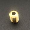 10Pcs 0.5M 7MM Aperture Bore Hole 3MM 2.98MM 3A Helix Angle 4°46′ 10MM Single Head W7103A Brass Worm Gear Reduction 0.5 Modulus