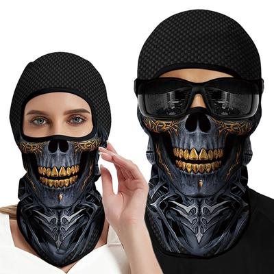 Gorro de verano con protección solar para hombres y mujeres, gorro interior para casco de motocicleta para exteriores, pesca, máscara facial divertida Gini