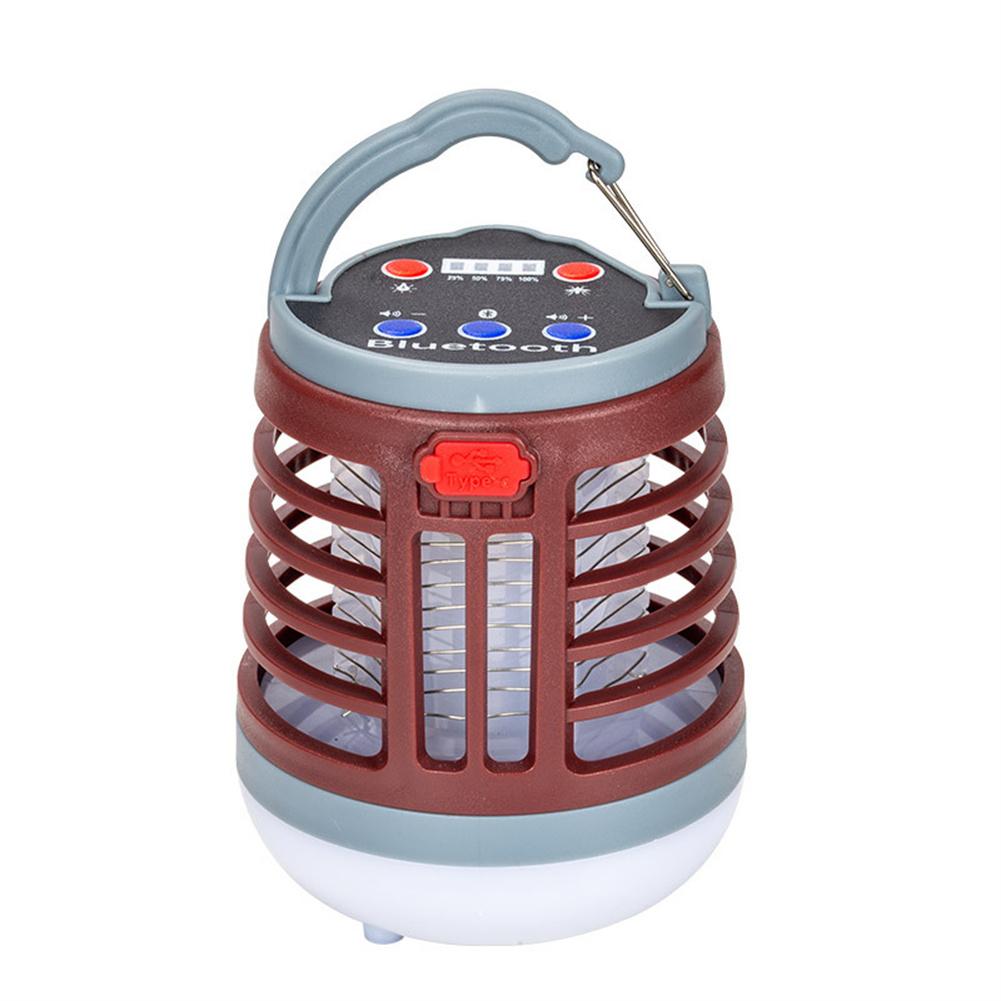 Portable Electric Shock Mosquito  Killer With Bluetooth-compatible Audio Usb Rechargeable Mosquito Light Lamp