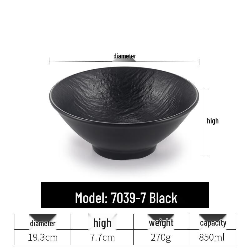 

Zhebu Melamine Salad & Soup Bowl