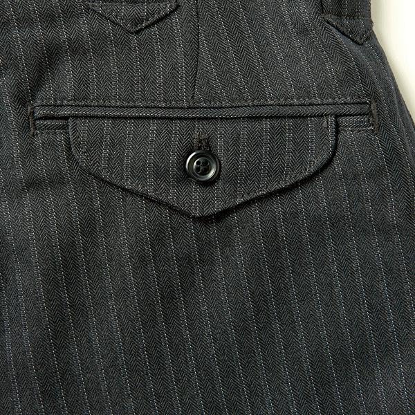 TORA Long Pinstripe [Toraichi] [Super 8-inch] (4309 Series, Pattern) [127-4309-418] (JP, Waist, 76, 03 Burgundy)