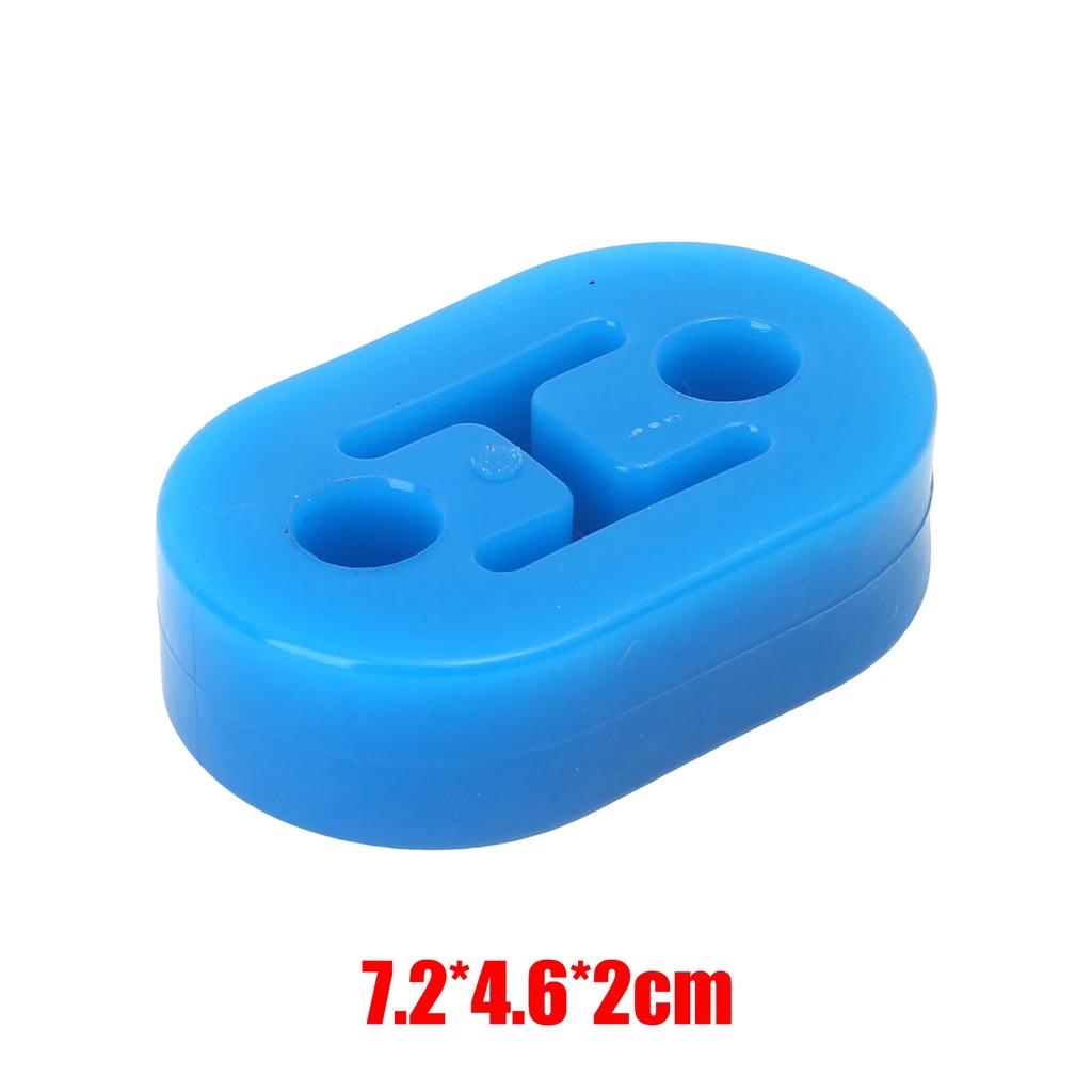 Lifting Towing Wheel Muffler Support Shock Absorber Automobile Universal Two Holes Exhaust Pipe Hanger Cushion Rubber Parts
