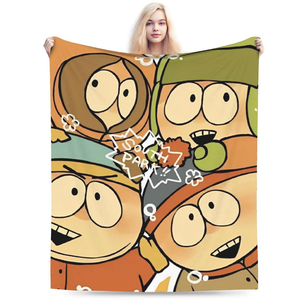 Souths Parked Blankets Ultra-Soft Fleece Relax Present Throw Blankets Quilt