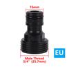 2 Sets EU/US Standard 3/4" Male & Female Thread Quick Joint 16mm Fast Connection Garden Irrigation Car Washing Pet Bathing Joint