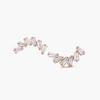 J.Lauren 01M01765 Winged Rose Gold Cubic Zirconia Earrings