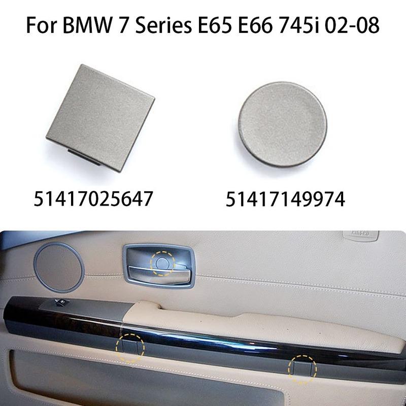 4 PCS Door Panel Cover 51417025647 51417149974 For BMW 7 Series E65 E66 745Li E66 750i 760i 2002-2008