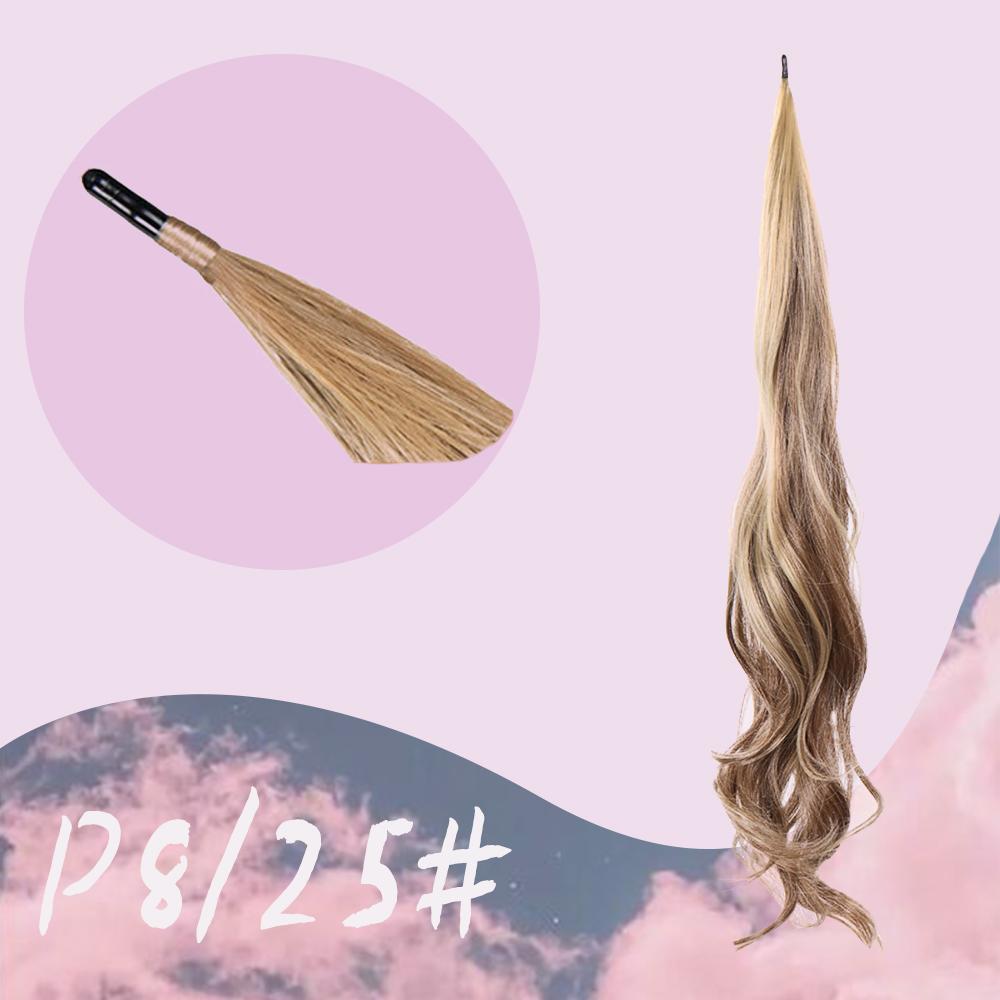 

Пушистые волосы Bybrana Magic Wand, собранные в хвост, доступны в нескольких цветах для париков из синтетического волокна.