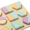 Shape Puzzle Wooden Geometric Toddler Preschool Learning Materials Toy for