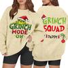 Women's Casual Fashion Long Sleeve Christmas Printed Round Neck Sweatshirt Top