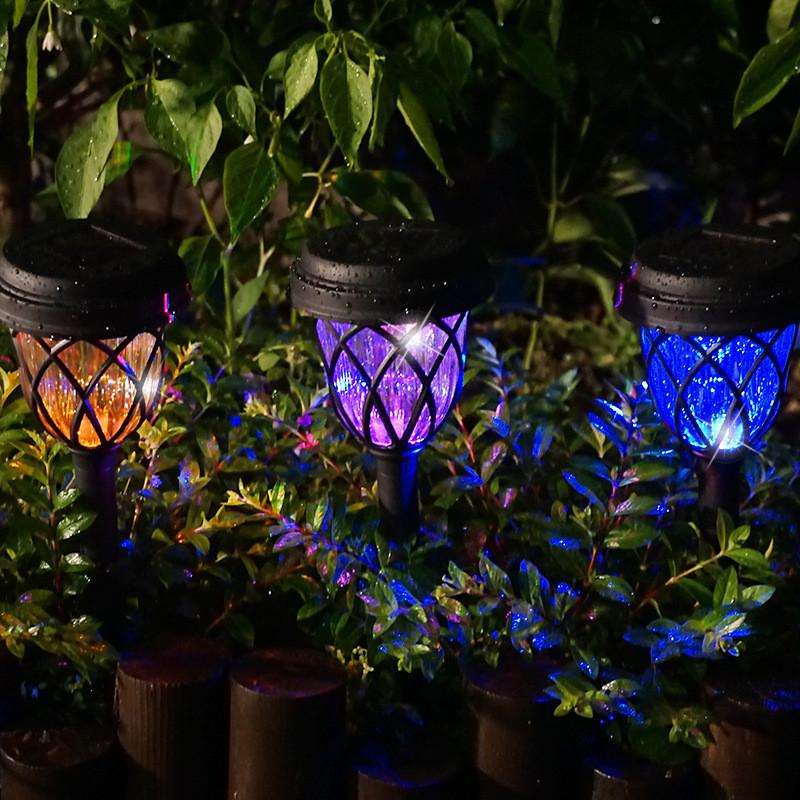 Stylish Solar-powered Led Garden Lights For Elegant Outdoor Lawn And Patio Decor