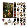 Opera Advent Calendar 24-Day Countdown To Christmas Calendar Opera Singer Lady Phantom Decorations Gift for Musical Fans