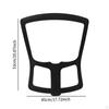 Office Chair Backrest Frame Back without Mesh Replacement Component Lift Part for