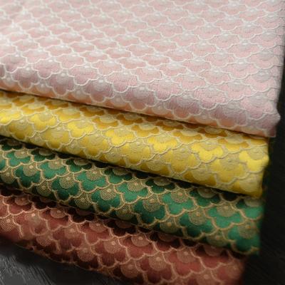 50*150cm Chinese Style Plum Pattern Satin Fabric Soft Retro Damask Woven Brocade Jacquard Fabric DIY Cheongsam Costume Patchwork