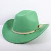 Chapeau de cowboy à un mot style OL mode populaire européenne et américaine chapeau haut de forme haut de gamme pour hommes et femmes chapeau jazz chapeau en feutre