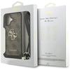 Guess 4G Big Logo Cord Stap Crossbody Case for iPhone 17 Brown