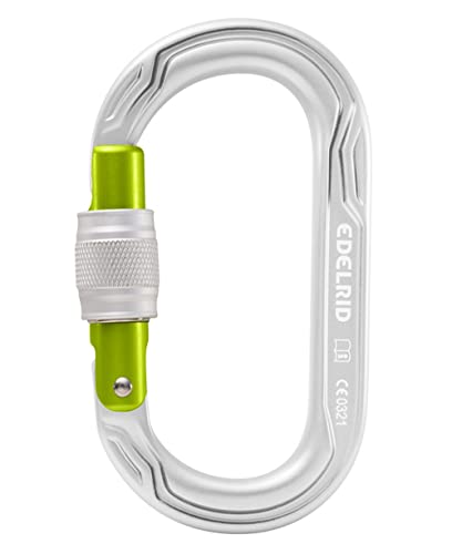 EDELRID Oval Power 2500 Screwgate II (Silver) [Parallel Import]