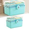 3-lagige Medikamenten-Aufbewahrungsbox, große Kapazität, wasserdicht, stoßfest, tragbare Medikamentenbox für zu Hause