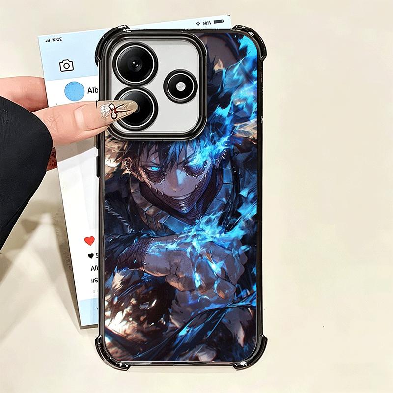 MHA My Hero Dabi Soft Phone Case For Xiaomi Poco X7 X8 Pro Max X6 X5 X3 F8 Ultra F7 M8 M7 M5S Redmi 15C 15A 15 14C 13C 12C 13 12