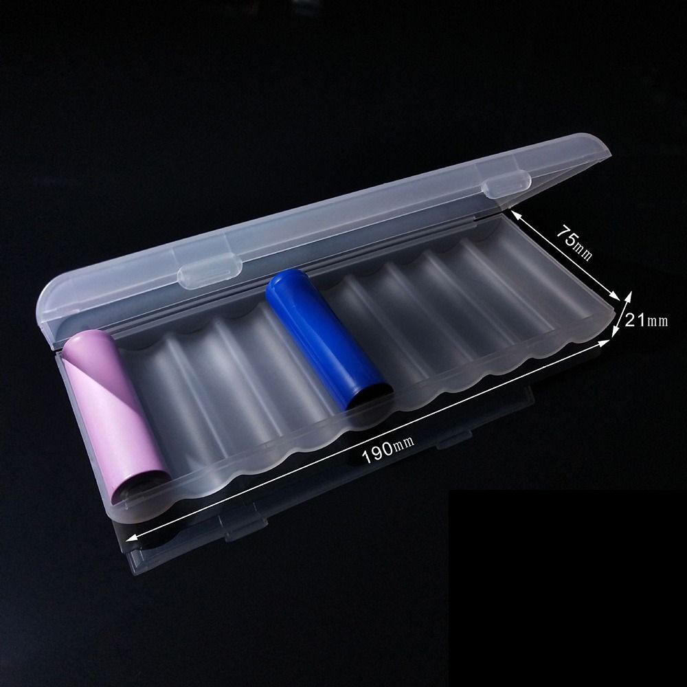 Multi-slot Battery Box Clear Battery Storage Solution Durable Battery Storage Case