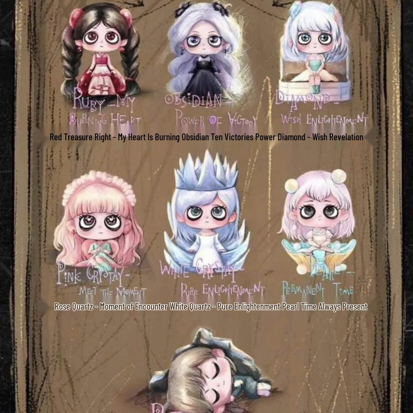 

Black Wan Bao Chi Bao Little Kitchen Series Blind Box Figure: KIKI the Guardian Star Ornament