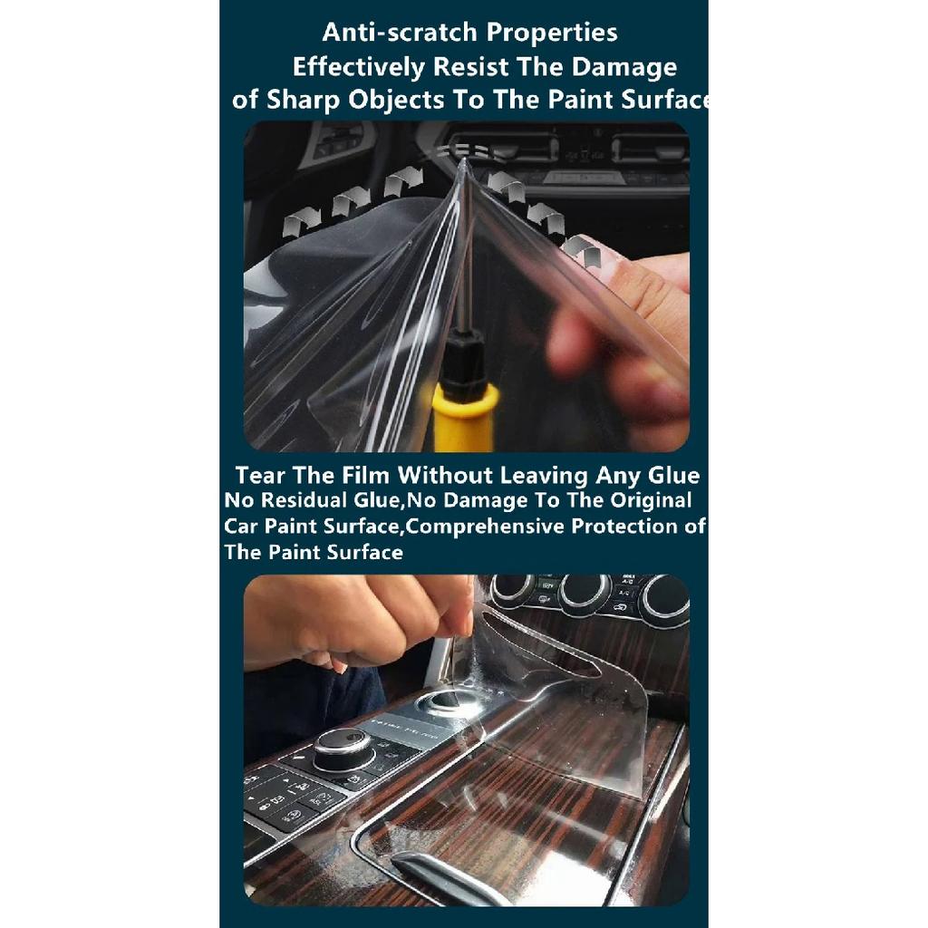 TPU Gearbox Panel Film Dashboard Protective Sticker Interior Anti-Scratch Car Accessories For Chery Tiggo 8 Pro Max  2022