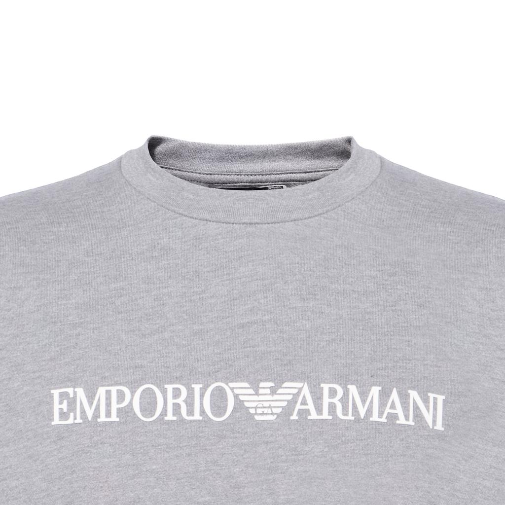 Emporio Armani logo-print crew neck sweatshirt 8N1MR6-1JRIZ-F607