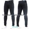 2021 Europäische Elastische Slim Fit Herren-Jeanshose - Schwarz