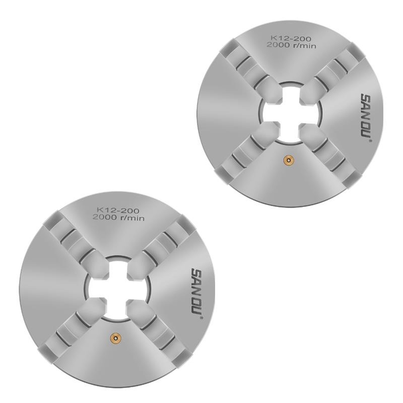 K12 4 Jaw Self-Centering Chuck K12-80 K12-100 K12-125 K12-130 K12-160 K12-165 200 250 Precision CNC Lathe Fixture Scroll Chuck Tire Chucks 1