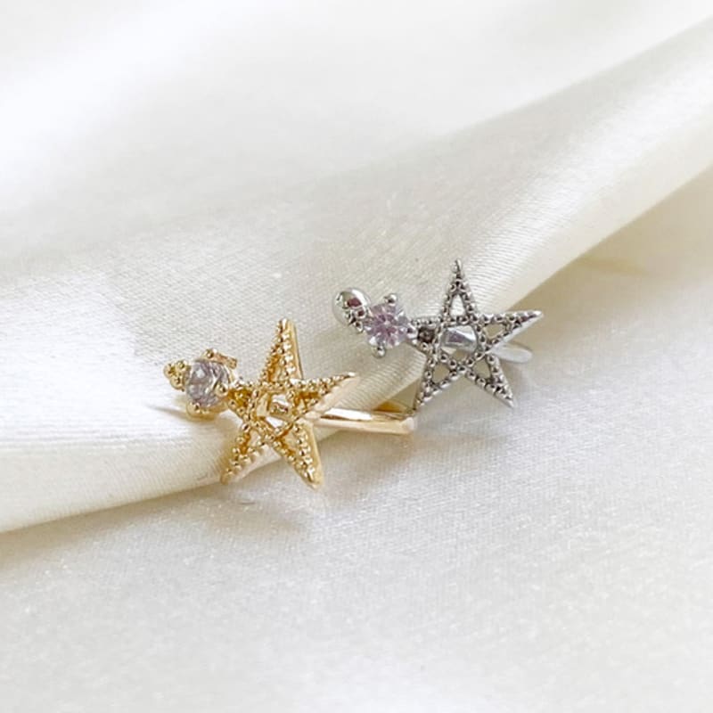 BESTY Leuchtender Stella Ohr-Cuff