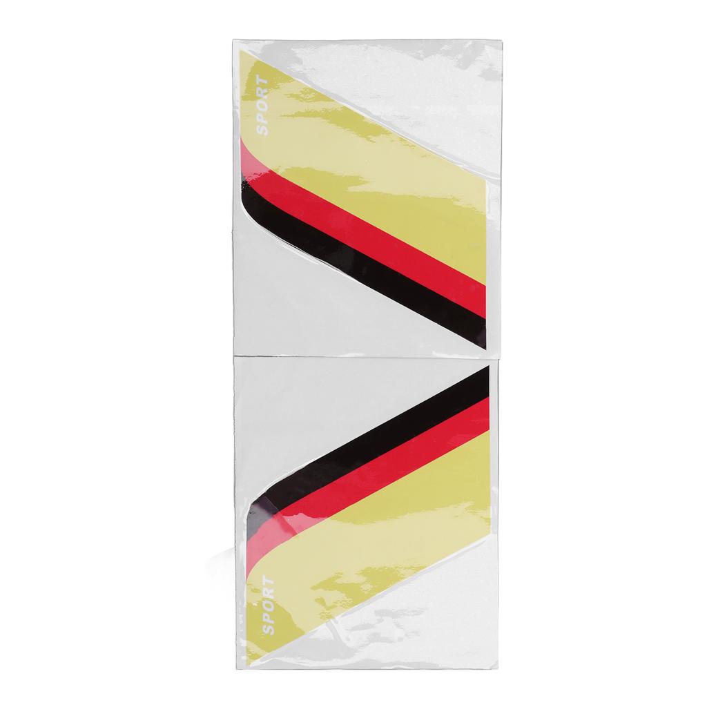 2pcs Car Body Sticker Sports 3 Colors Waterproof Decorative Stripe Decals for Vehicles